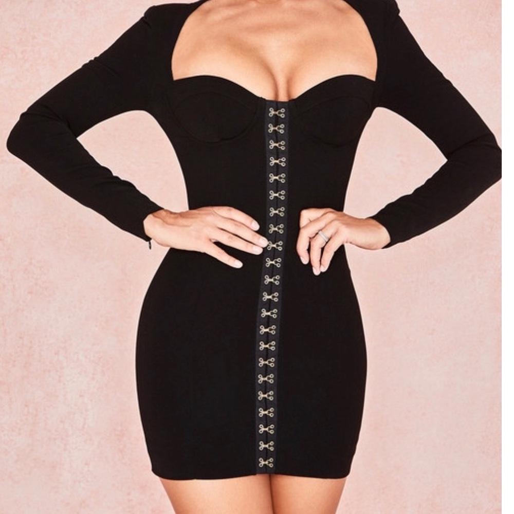 House of CB London Lala corset bodice dress sz XS